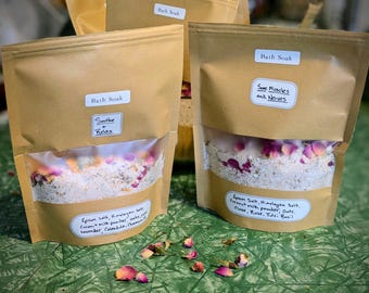 Sales de baño florales