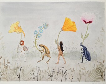 Art Print Flower Parade