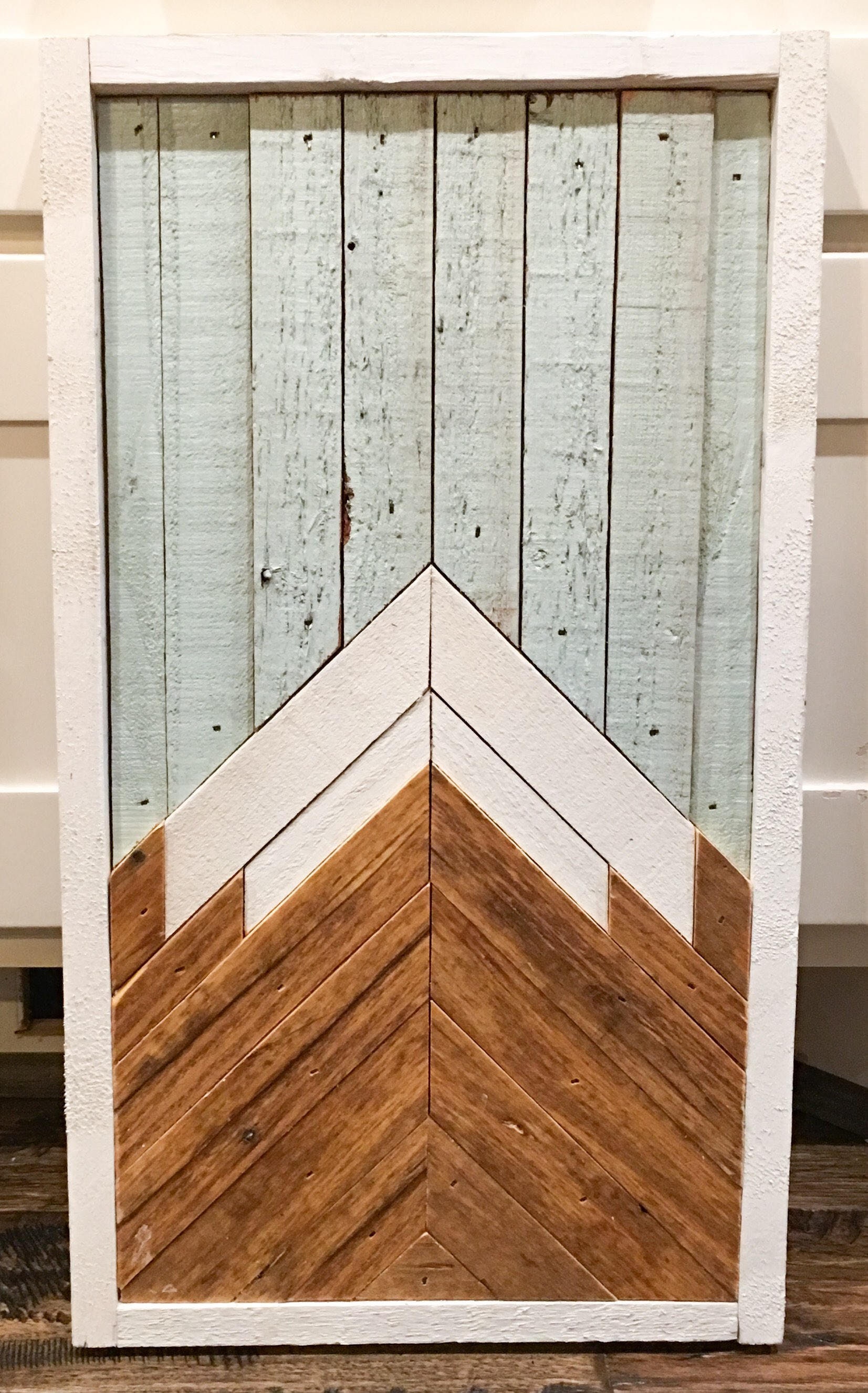 Reclaimed Wood Mountain Pallet Wood Mountain Mountain Etsy