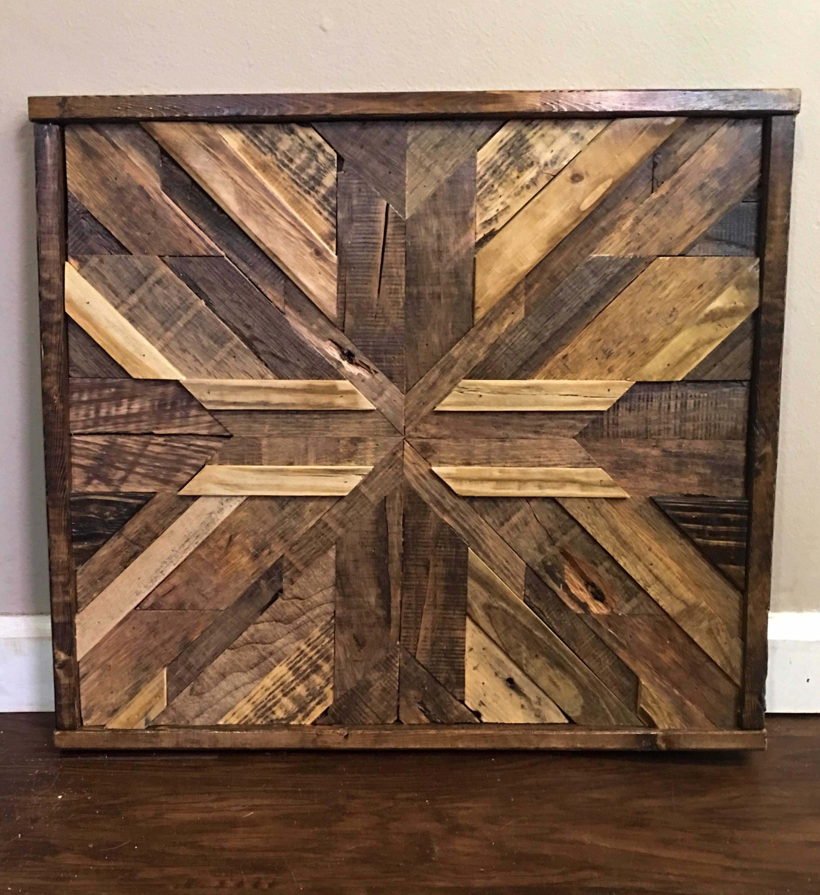 Barn Wood QuiltWood Wall ArtBarn Wood ArtReclaimed Wood Etsy