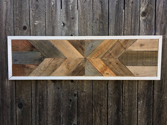 wood wall art reclaimed