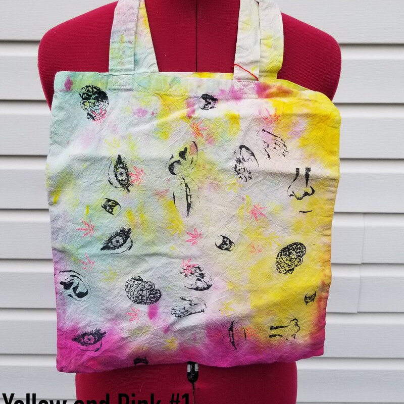 TIE DYE TOTE BAG PURSE