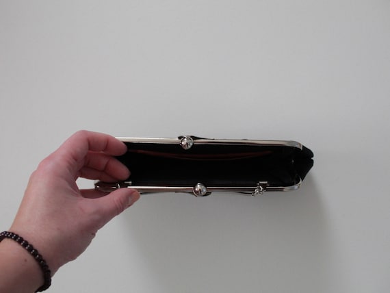 1950s evening handbag | small kiss lock purse | m… - image 9