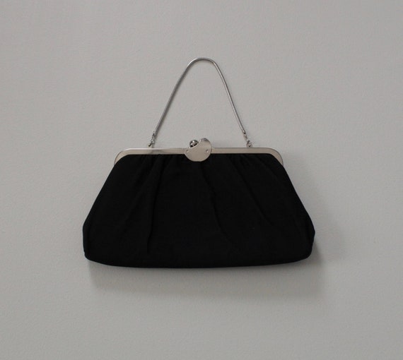 1950s evening handbag | small kiss lock purse | m… - image 2