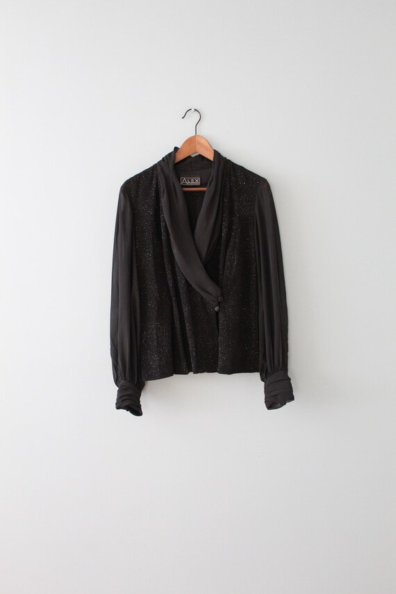 Dramatic Velvet Blouse