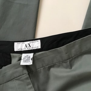 Armani Exchange pants | spruce green flared pants