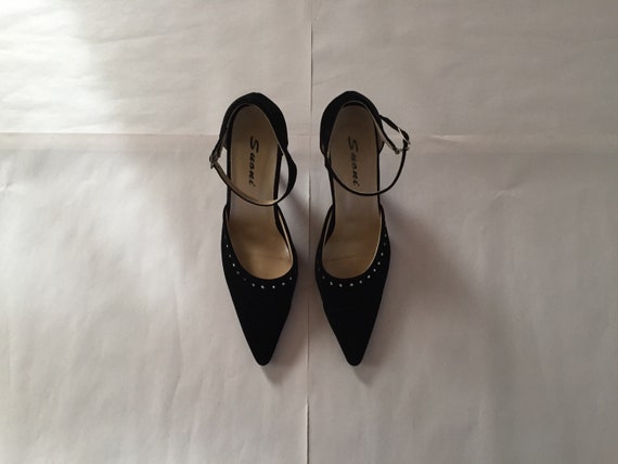 heels with studded straps