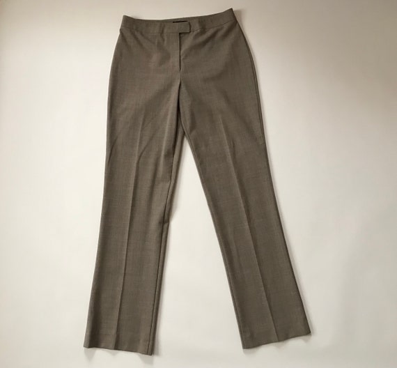 1990s BEBE pants | stone brown skinny cigarette pa