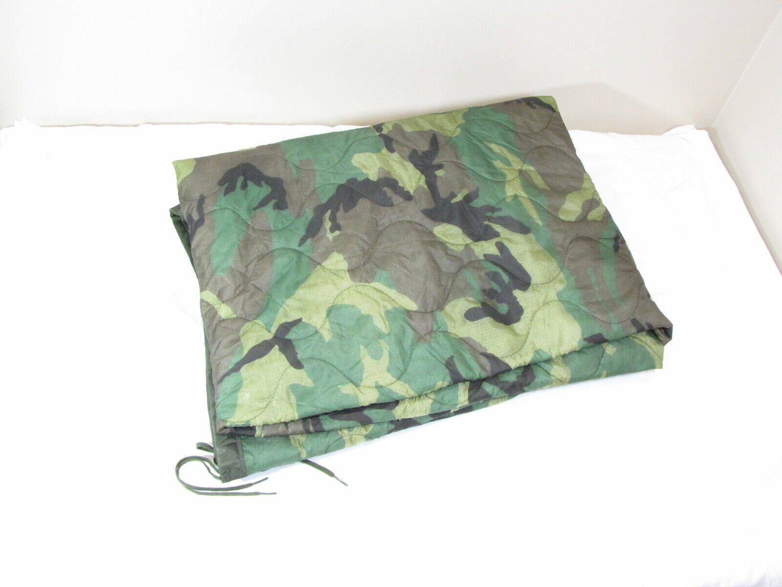 Doublure Poncho Camouflage Woodland – Couverture Woobie Style Armée Américaine, Taille Unique, Unisexe, Neuve Avec étiquettes