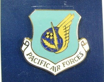 USAF Air Force Pacific PACAF Security Police SP Beret Crest Large 1.5"