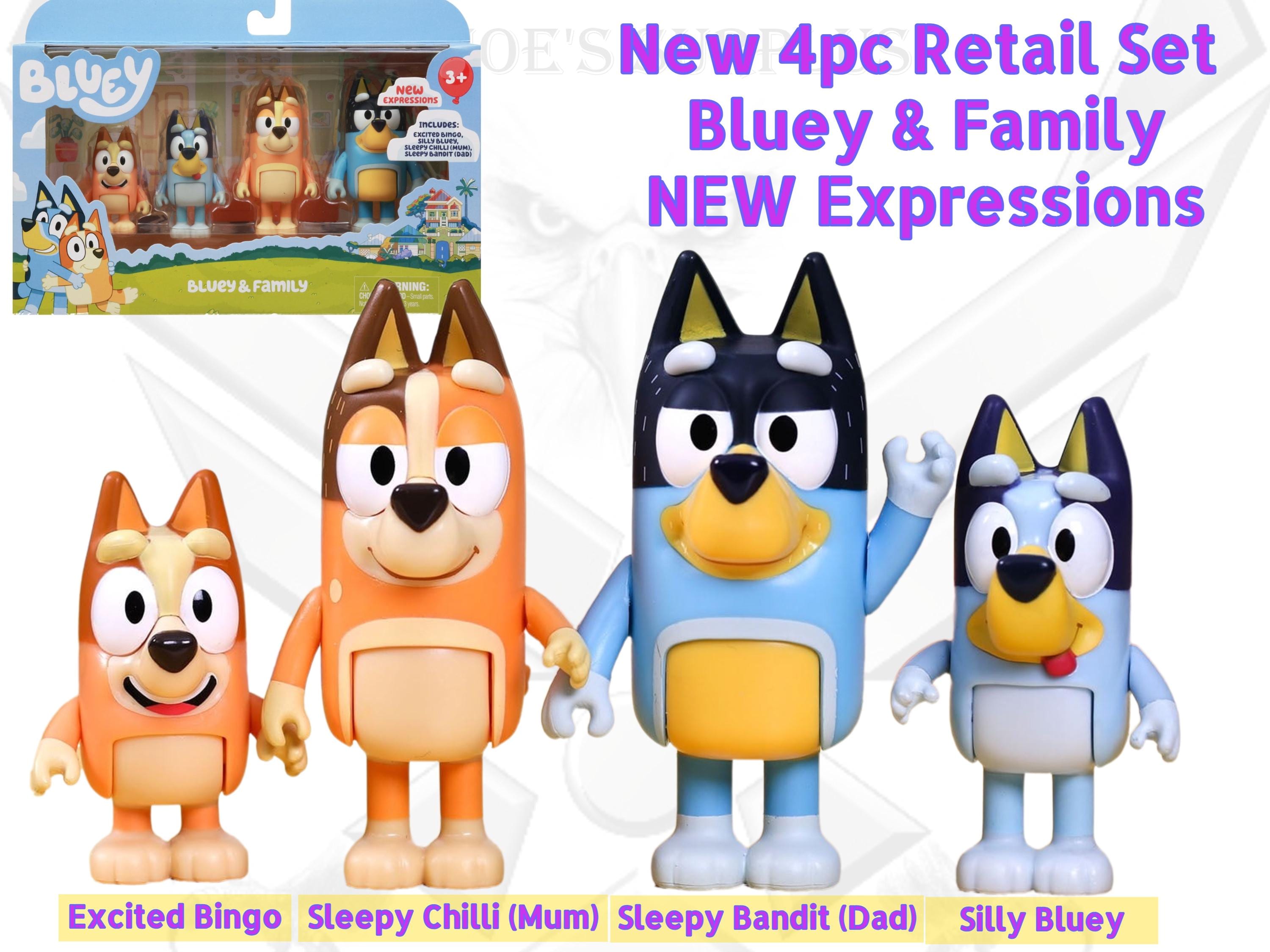New Expressions Bluey & Family 4pc Poseable 2