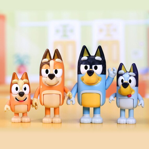 New Expressions Bluey & Family 4pc Poseable 2
