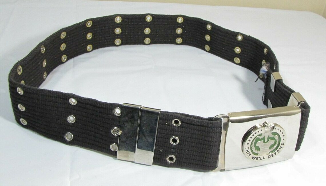 US Army Dress Drill Instructor DI Black  Pistol Belt Etsy