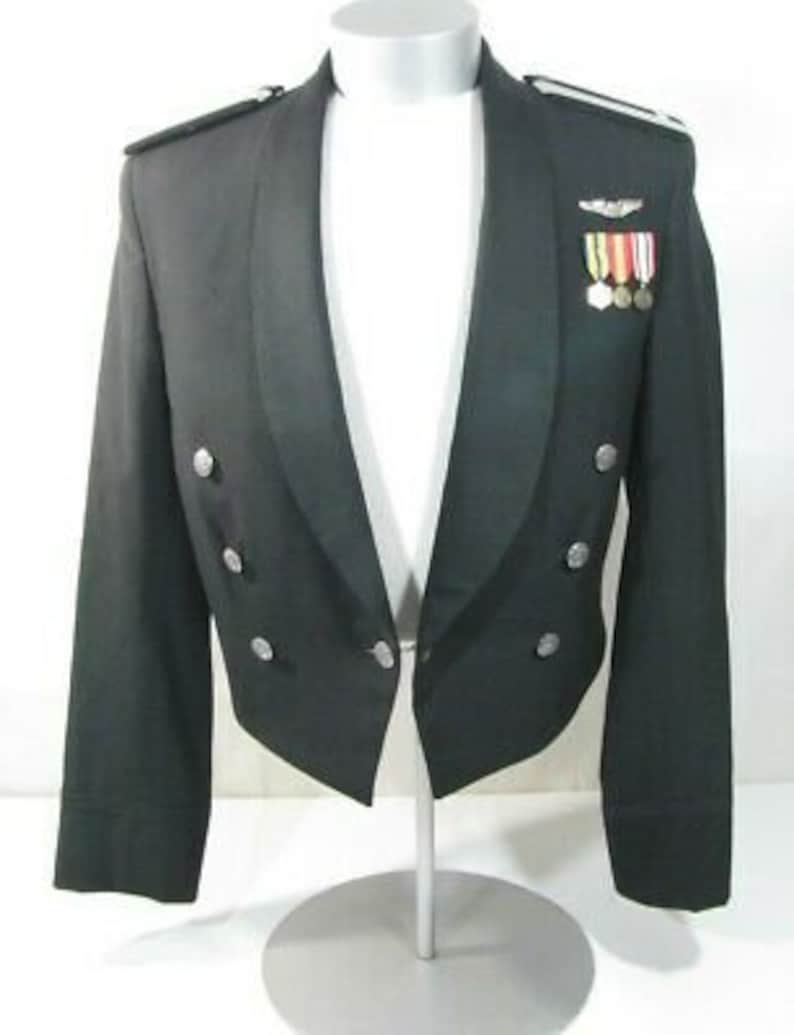 Military USAF Air Force Black Mess Dress Uniform Lieutenant 02 Etsy