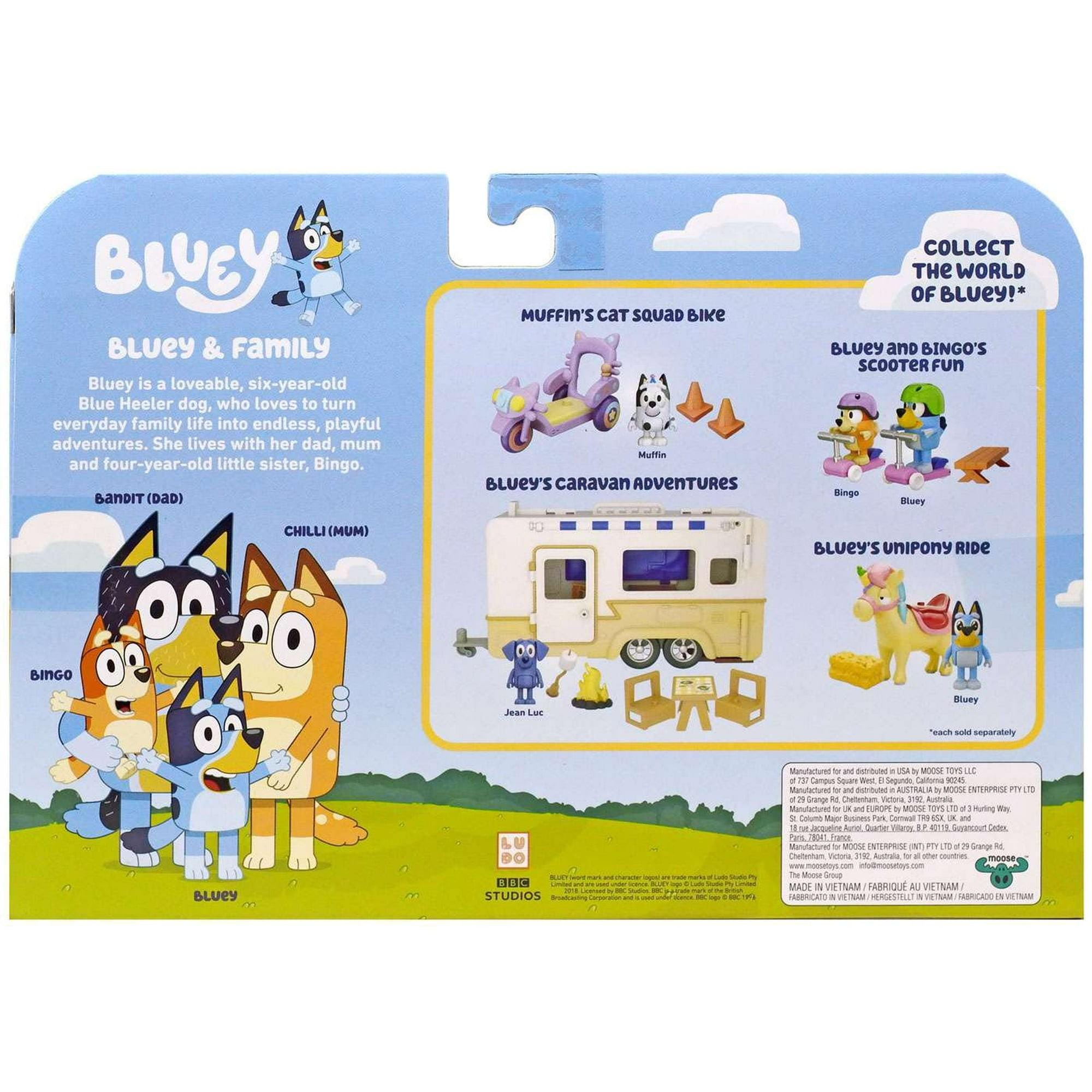 New Expressions Bluey & Family 4pc Poseable 2