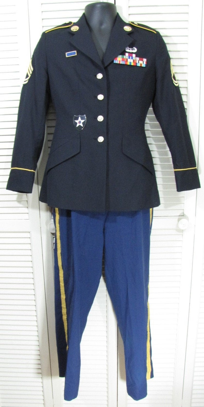 Army Female Sergeant First Class ASU Service Dress Uniform 2nd Etsy