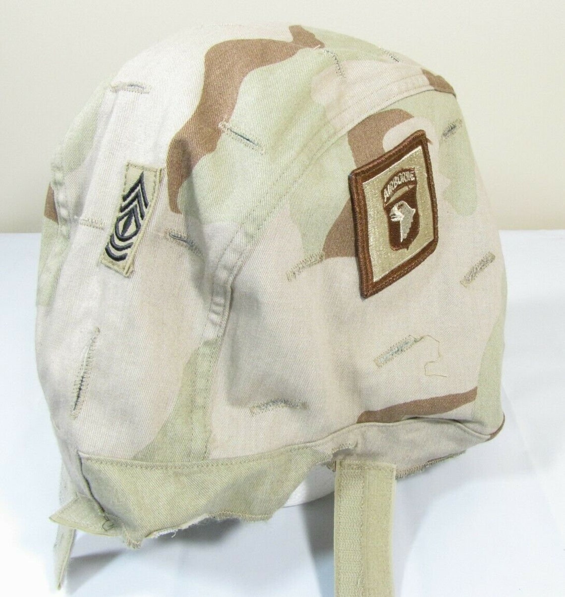 Army ACH Reversible Helmet Cover Woodland Desert 101 Airborne Etsy