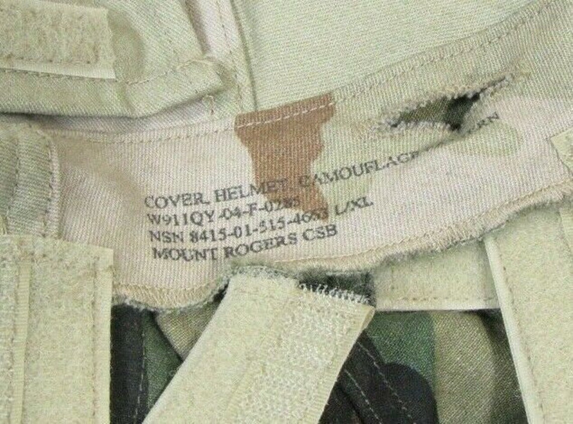 Army ACH Reversible Helmet Cover Woodland Desert 101 Airborne Etsy