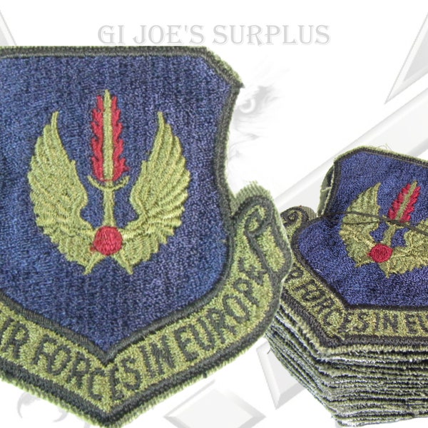 Lot of 20 New Military US Air Force Europe USAFE Uniform Patches dtd 88 5C4