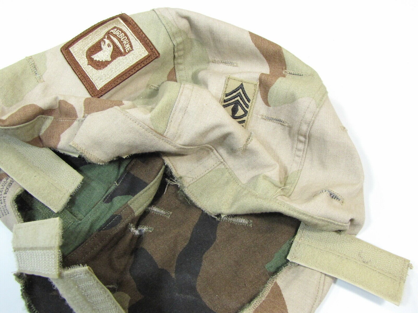Army ACH Reversible Helmet Cover Woodland Desert 101 Airborne Etsy