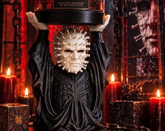 3MF DIGITAL FILE for Hellraiser Pinhead Candle Holder for 3 wick Bath and Body works Candles.