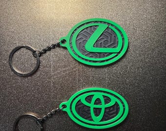 Car Logo Keychains - 3D printed