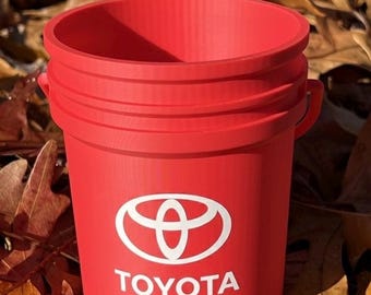 Mini bucket w/ Car Manufacturer logo - 3D Printed