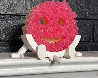 Scrub Diddy Peeing Sponge Holder - 3D Printed
