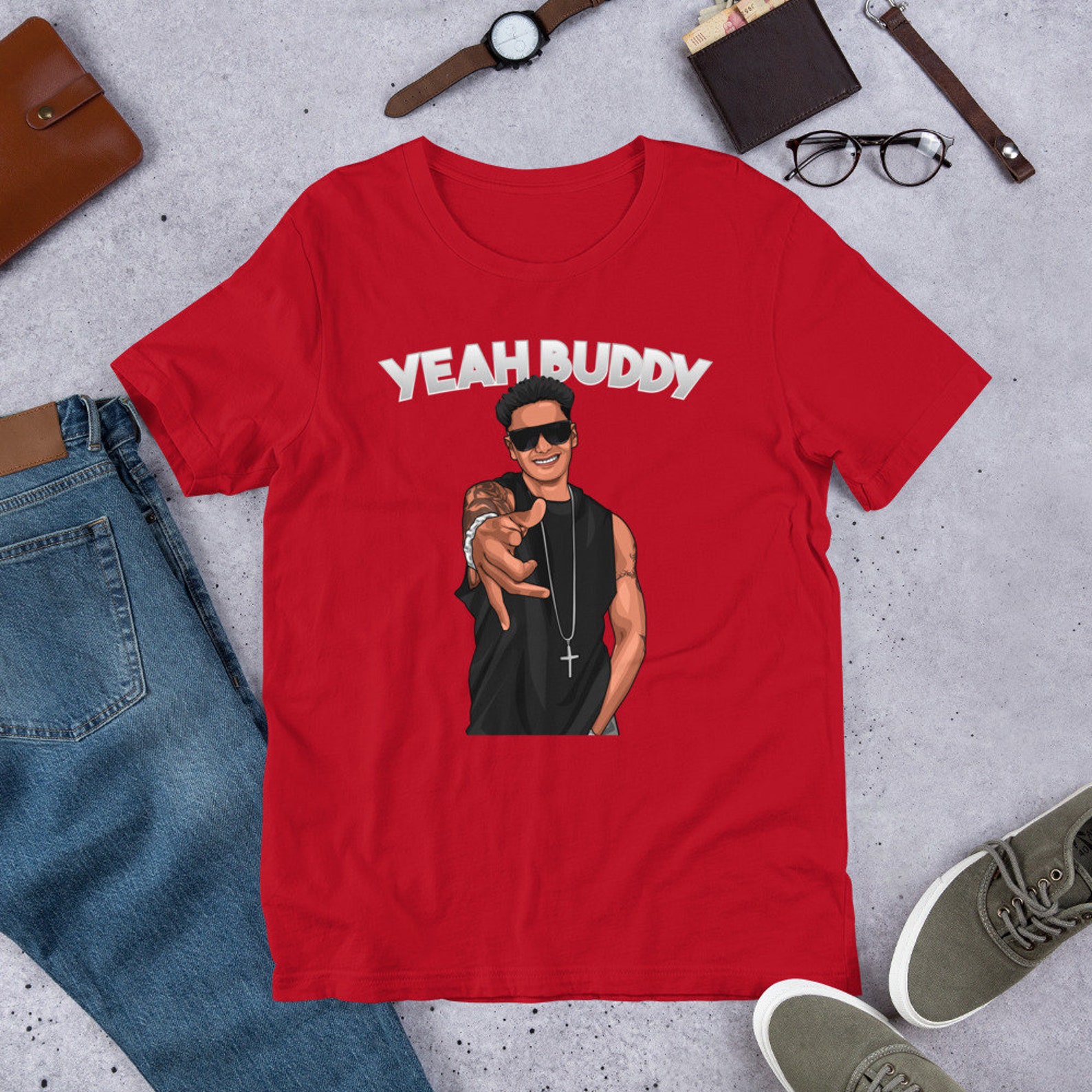 Yeah Buddy DJ Pauly D T Shirt Funny Jersey Shore New Design Etsy