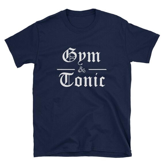 Mens Tshirt Gym And Tonic Shirt Gym And Tonic Retro Shirt, Hoodie