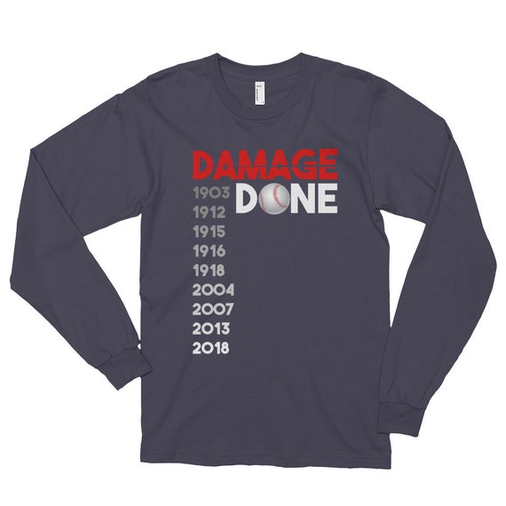 damage done red sox t shirt