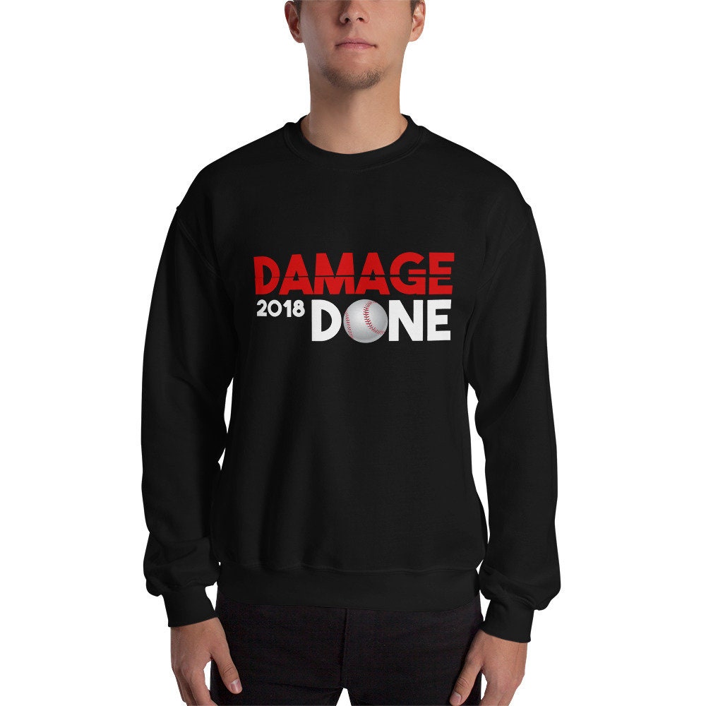 Damage Done Sweatshirt Boston Red Sox World Champions 2018 -  Israel