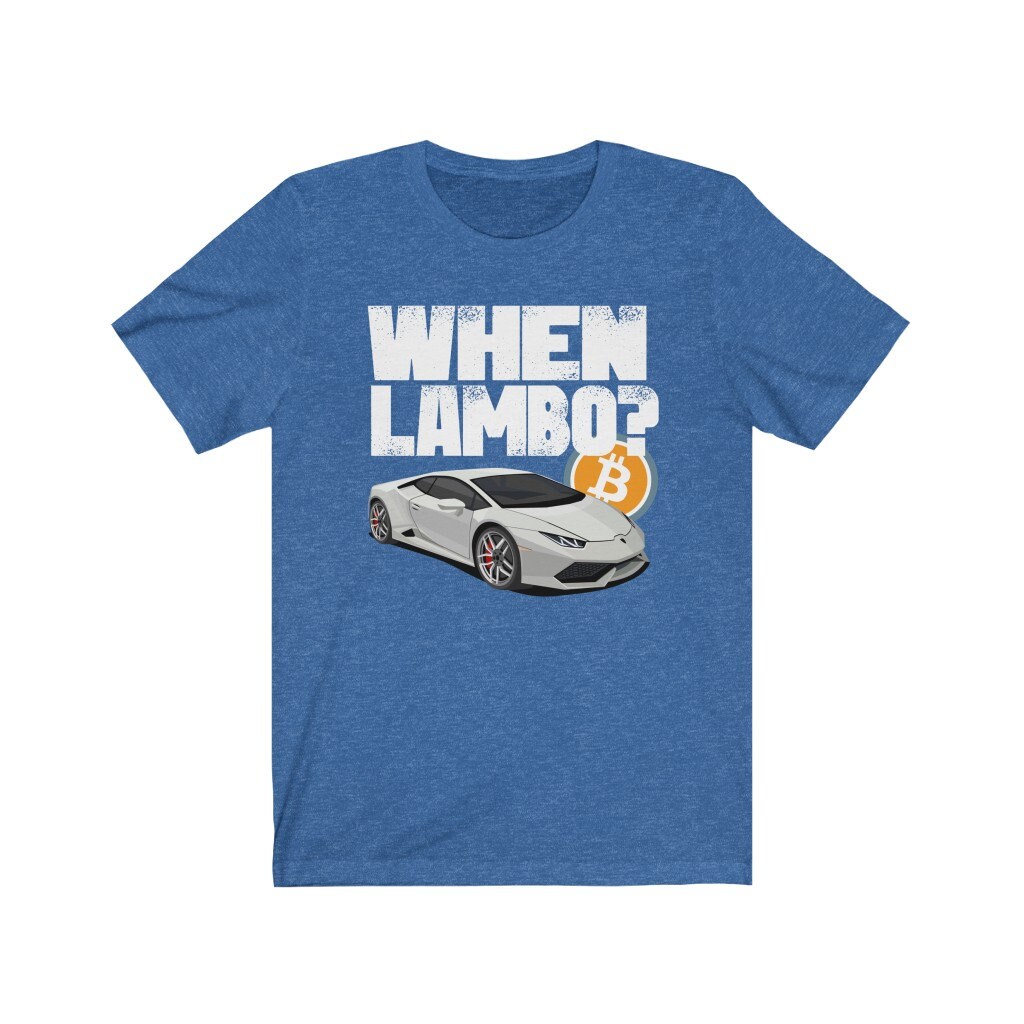 When Lambo Bitcoin Cryptocurrency T-shirt - Etsy
