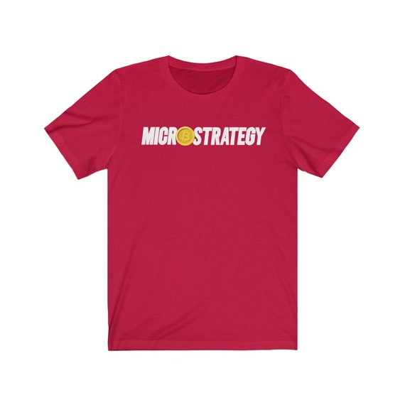 MicroStrategy T Shirt Bitcoin Michael Saylor Crypto tshirt Funny Graphic Tees