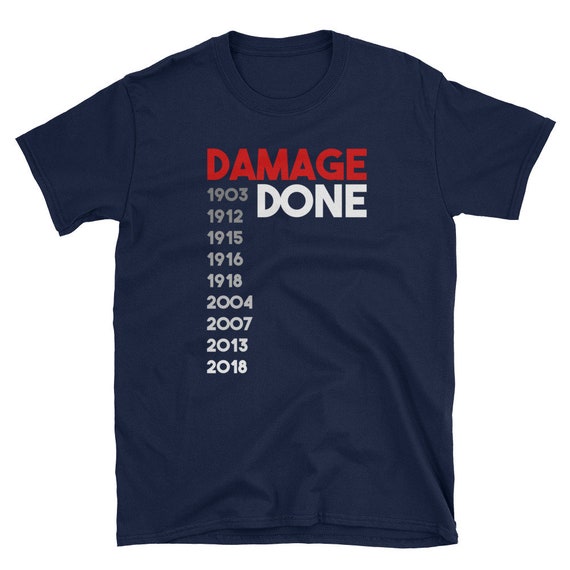 damage done red sox t shirt