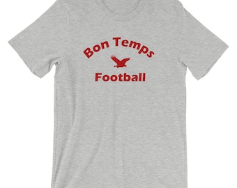 Bon Temps Football T Shirt - True Blood T Shirt - Throwback Apparel - Men's Short-Sleeve or Unisex T-Shirt