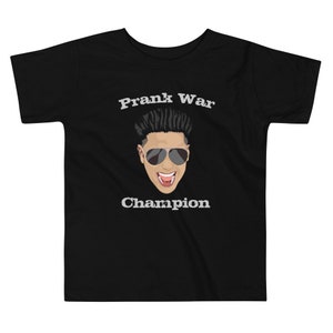 Kleinkind Streich Krieg Champion Kurzarm T-Shirt - DJ Pauly D Kleinkind T Shirt - lustige Jersey Shore Kleinkind T-Shirt