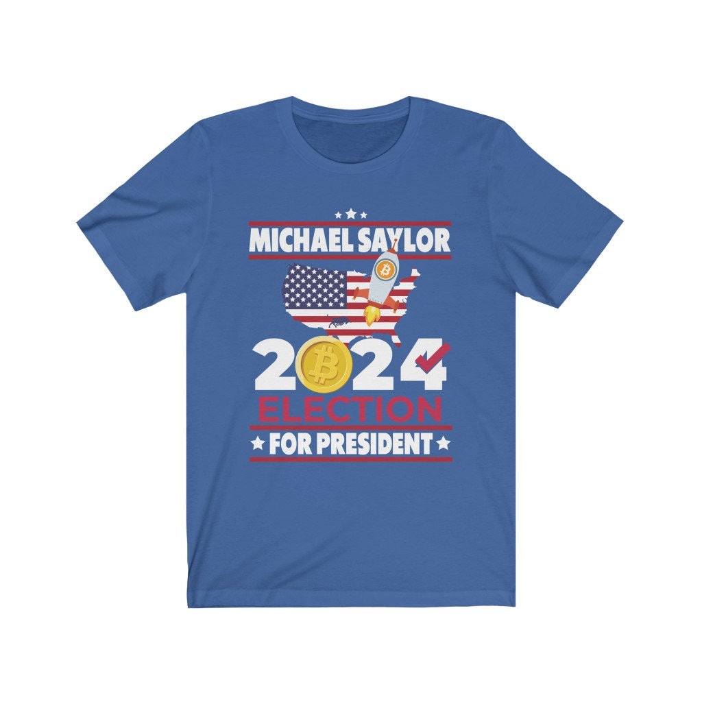 Michael Saylor Bitcoin Tshirt Michael Saylor for President American Flag  and Bitcoin Bull Tshirt - Etsy