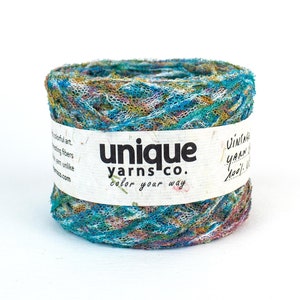 Lace Tulle Yarn, Vintage Colorful Yarn, Tape Tulle Yarn, Viscose Light Yarn