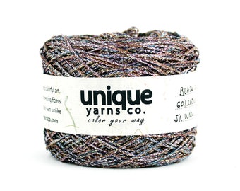 Black Cherry Lurex Thread, Metallic Fine Yarn, Cotton Lurex  Yarn