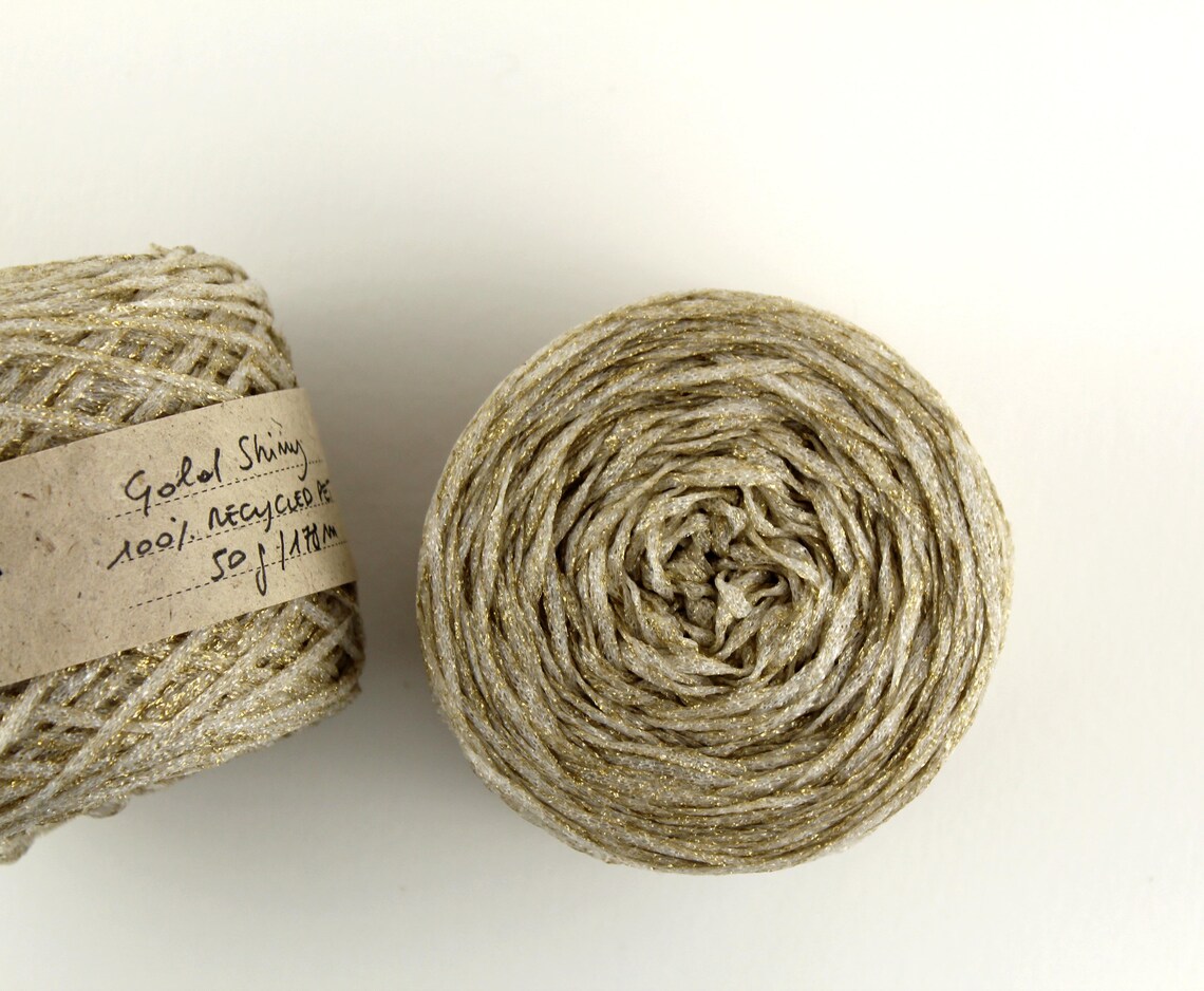 PET Recycled Yarn made from plastic bottles Reclaimed Yarn Etsy