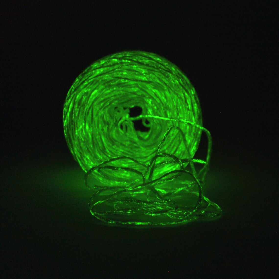 Green Glow in the Dark Yarn Phosphorescent Green Wool Etsy UK