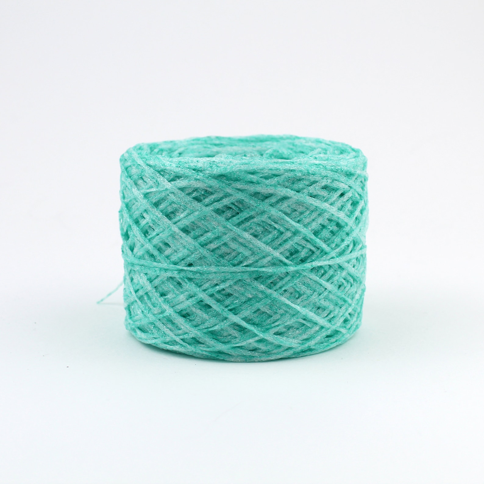 Recycled Plastic Yarn Made From Plastic Bottles Shiny Green Etsy