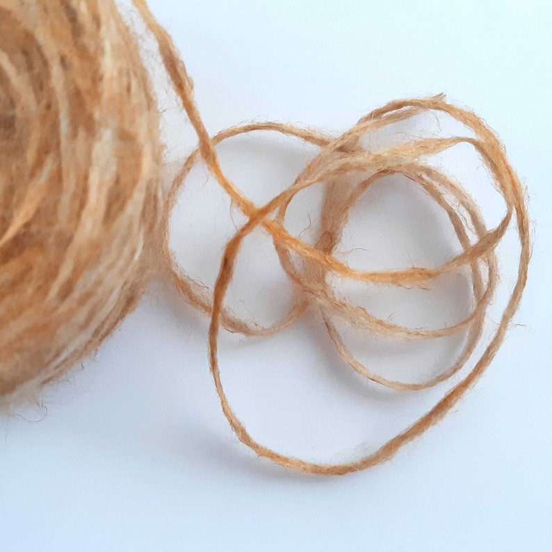 Baby Alpaca Yarn Super Soft 50 gr skein Chunky yarn Ginger