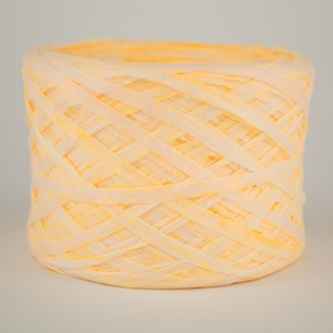 Orange Glow in the Dark Yarn, Phosporescent Yarn, Soft Raffia image 2