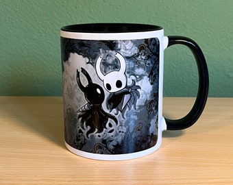 Schwarz, Hallownest Hollow Knight Tasse, Kaffeetasse, Kaffeebecher, Tasse, Void, Gamer, Gamer, Computer, Geschenk, Geschenk