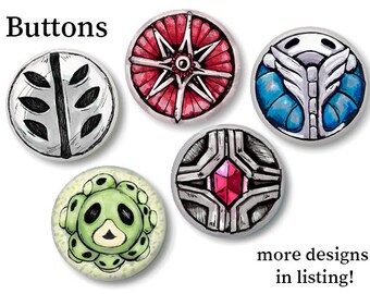 Botones Hollow Knight brújula - Etsy