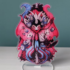 Hollow Knight Acrylic stand with the Grimm Troupe, Hallownest, standee, figurine, home decoration, gamer, fanart, statue, figure, gift