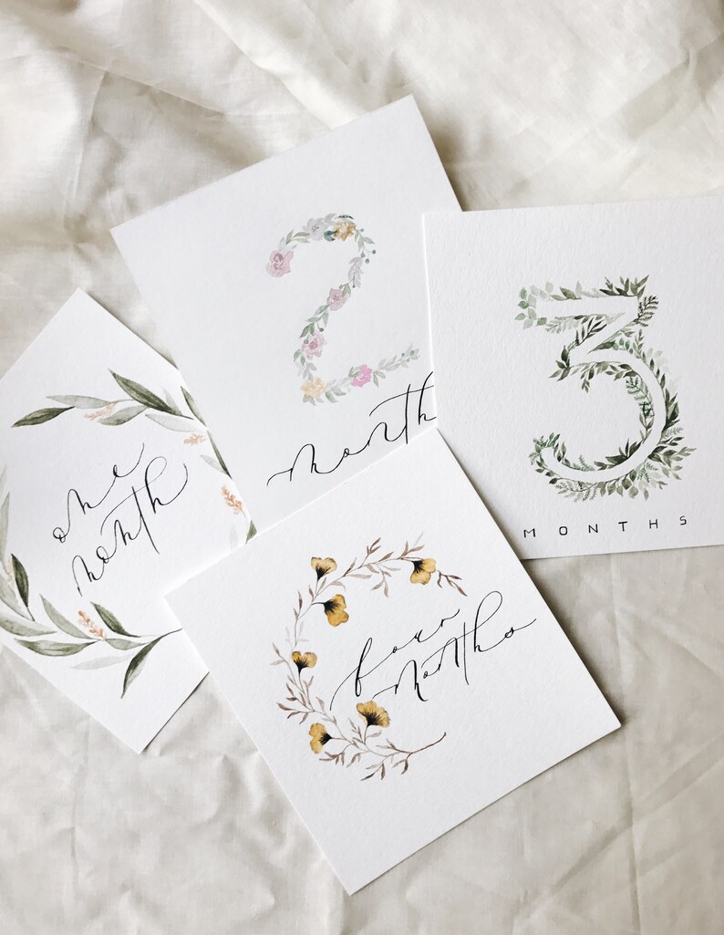 etsy milestone cards