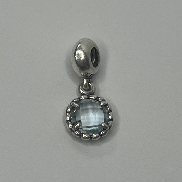 Authentischer Pandora-Charm „Cool Breeze“ aus Sterlingsilber im Ruhestand #791021BTP